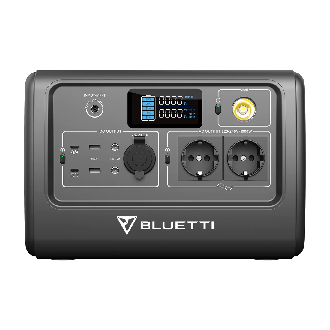 BLUETTI EB70 Tragbare Powerstation 1000 W 716 Wh