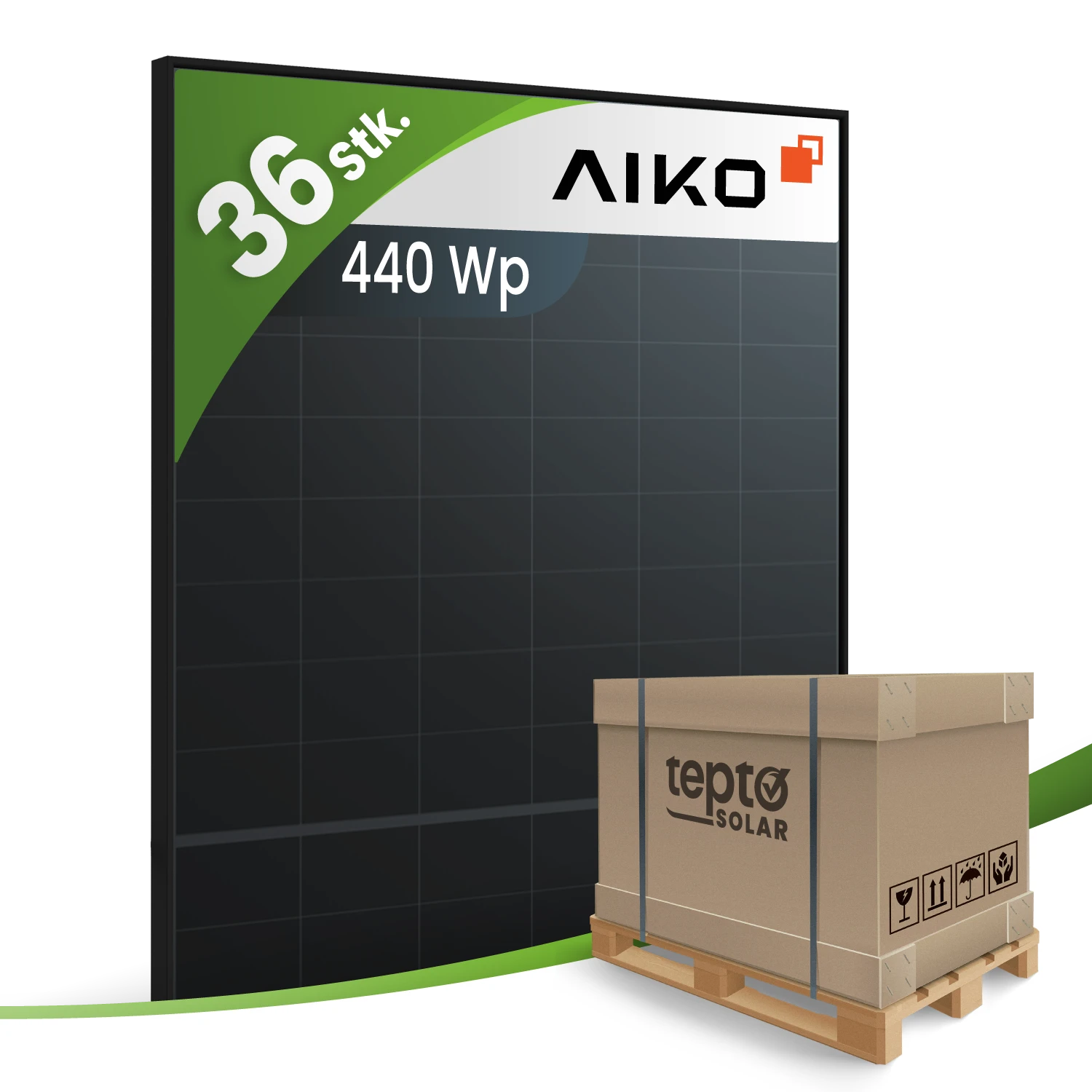 Aiko A440-MAH54Mb/440Wp ABC N-Type Fullblack (Palette)