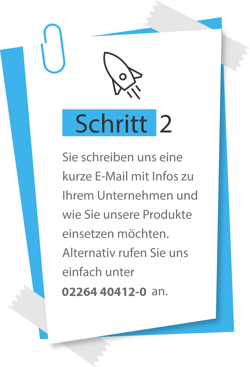Schritt 2 der Registrierung b2b