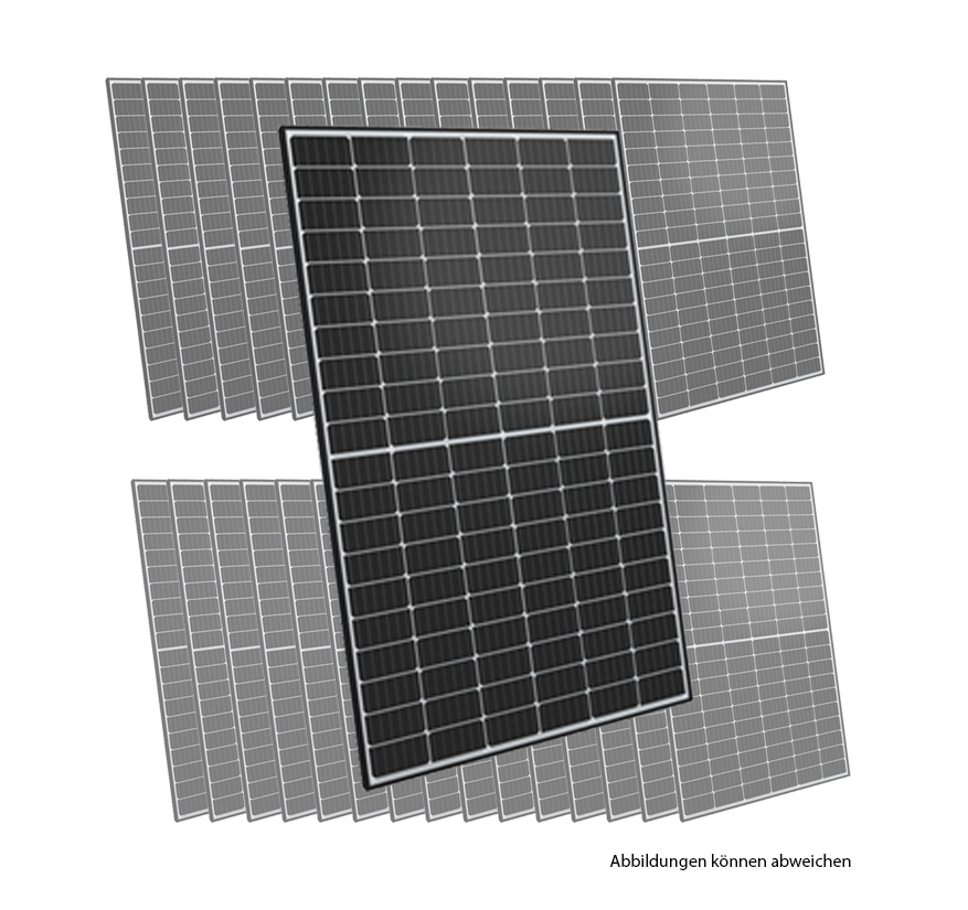PV-Modul 385 Wp Black-Frame PALETTENPREIS JA-Solar JAM60S20-385/MR (9BB) Photovoltaik
