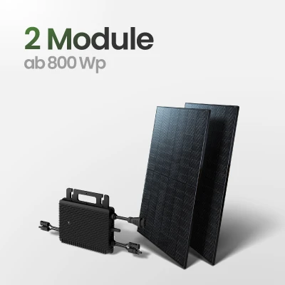 Balkonkraftwerke mit 2 Module