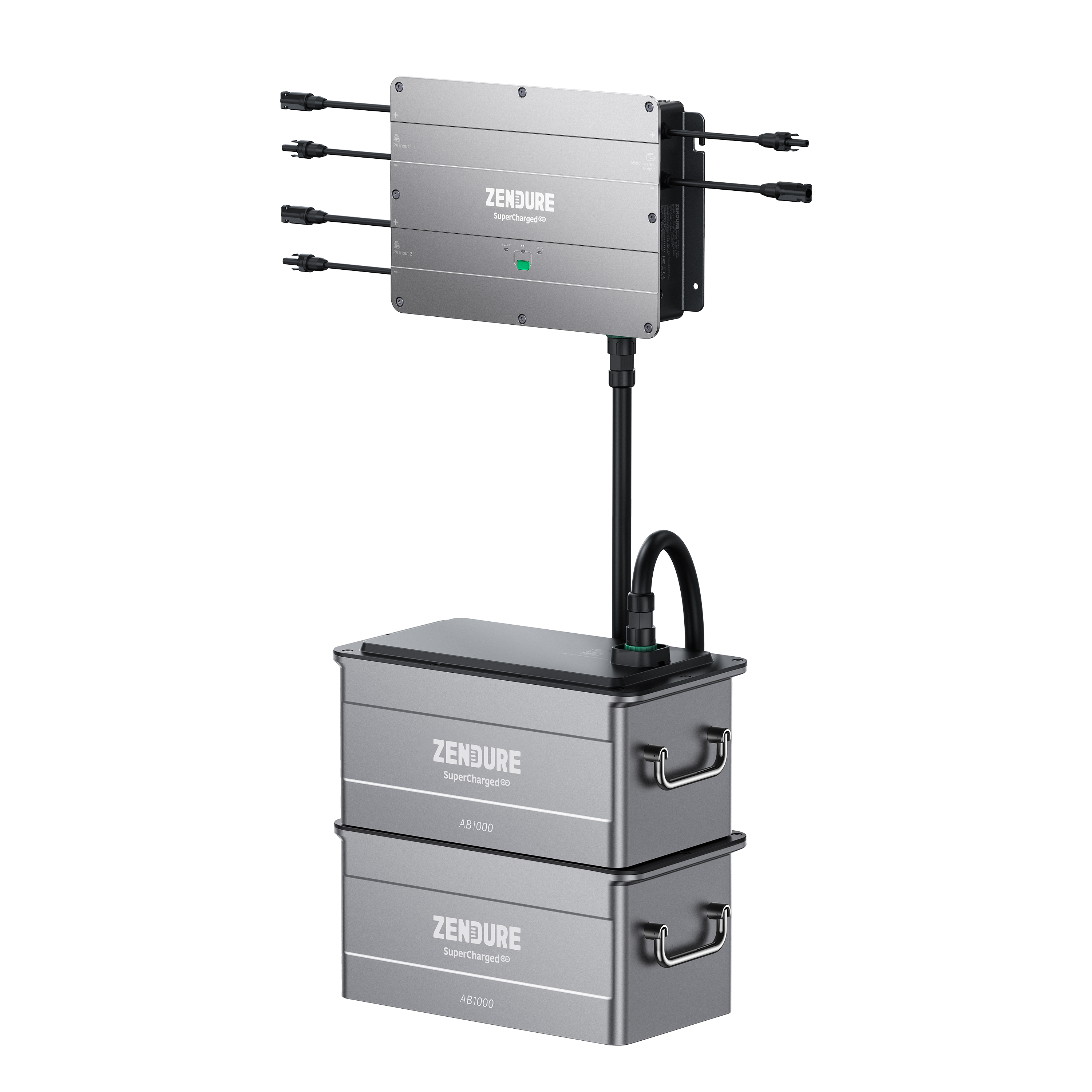 Zendure SolarFlow PV Hub + 4x Zusatzbatterien 960Wh (AB1000) Zendure SolarFlow PV Hub + 4x Zusatzbatterien 960Wh (AB1000)