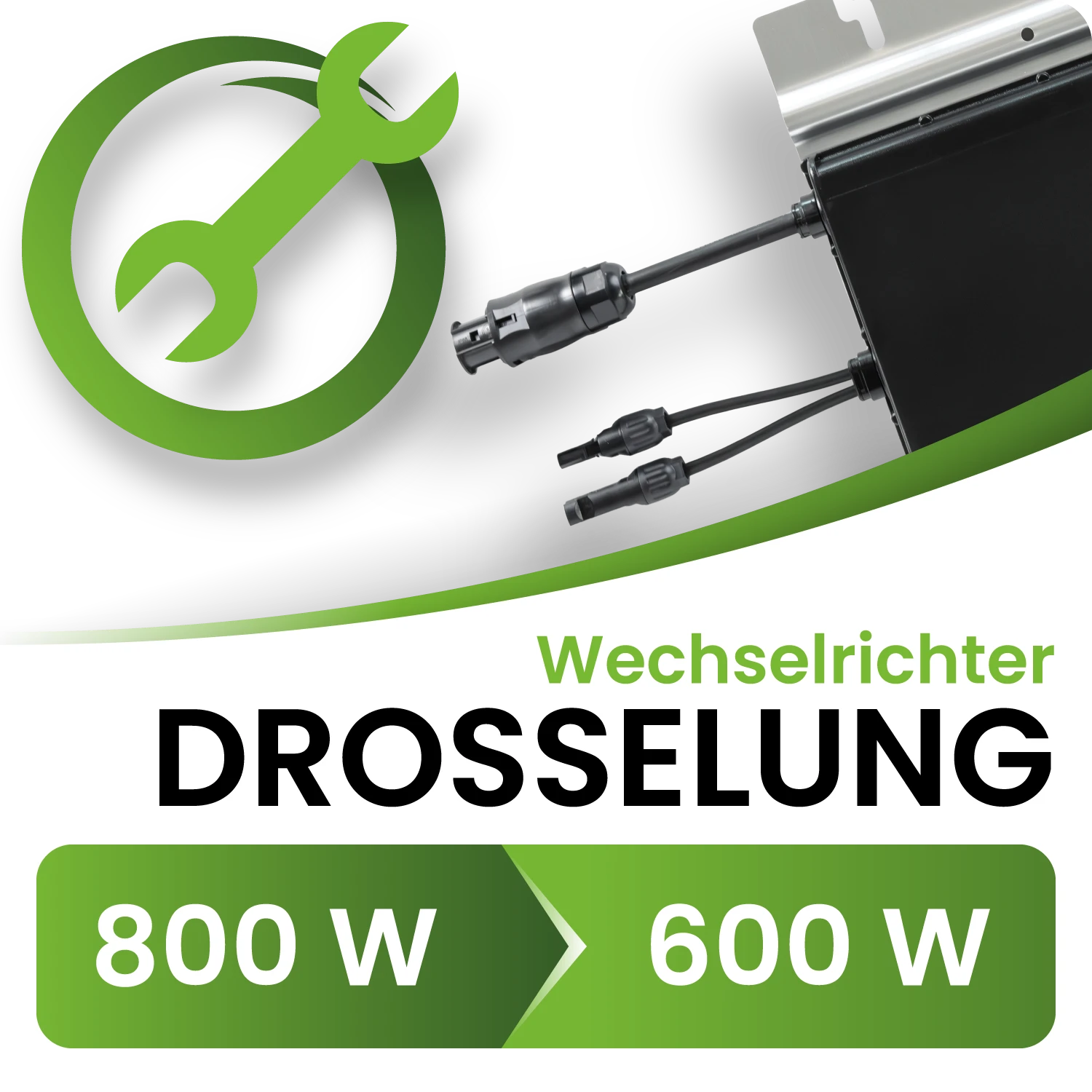 Drosselung HM-800/HMS-800 auf 600W