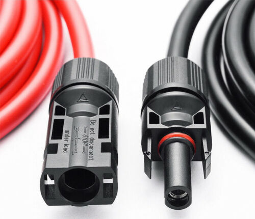 Verlängerungskabel 4mm² beidseitig kompatibel mit MC4 Solarkabel rot inkl. Stecker - 5m