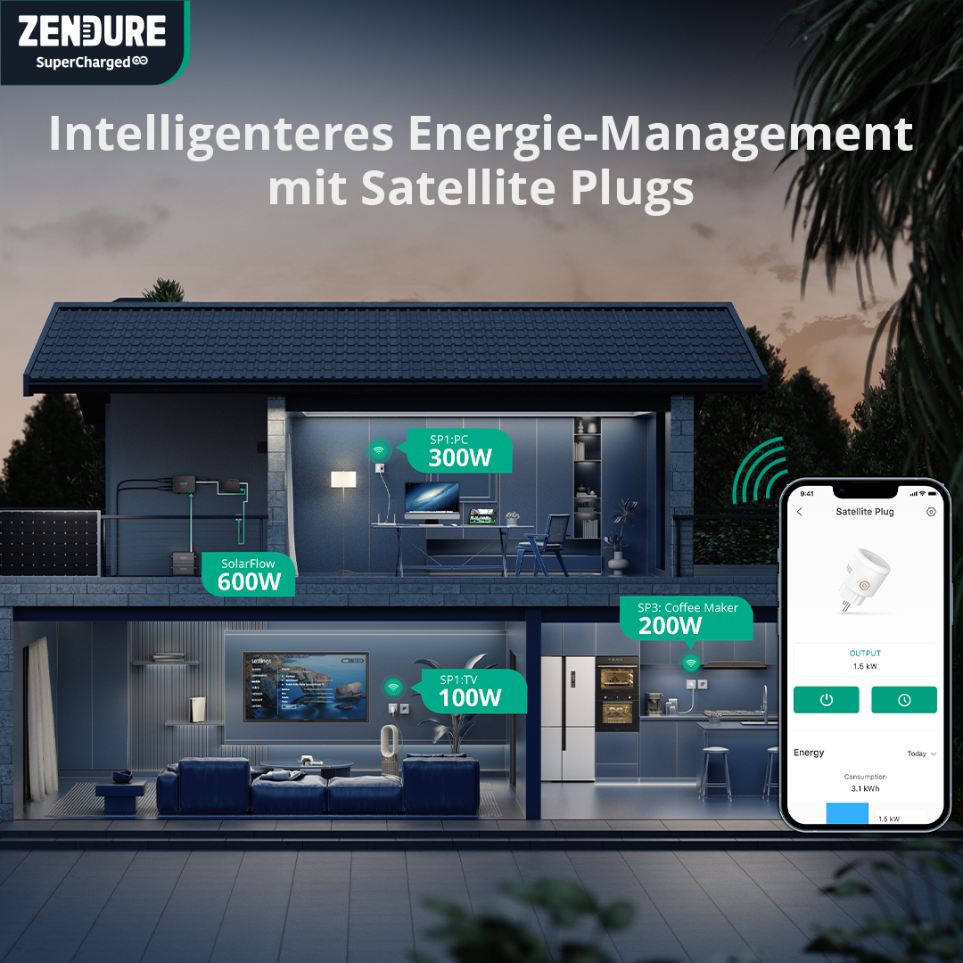 Zendure Satellite Plug Smart Plug