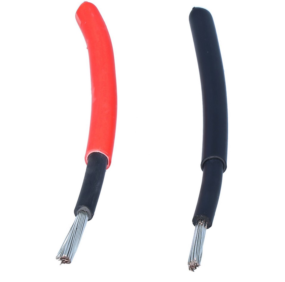 Verlängerungskabel 4mm² beidseitig kompatibel mit MC4 Solarkabel rot inkl. Stecker - 5m