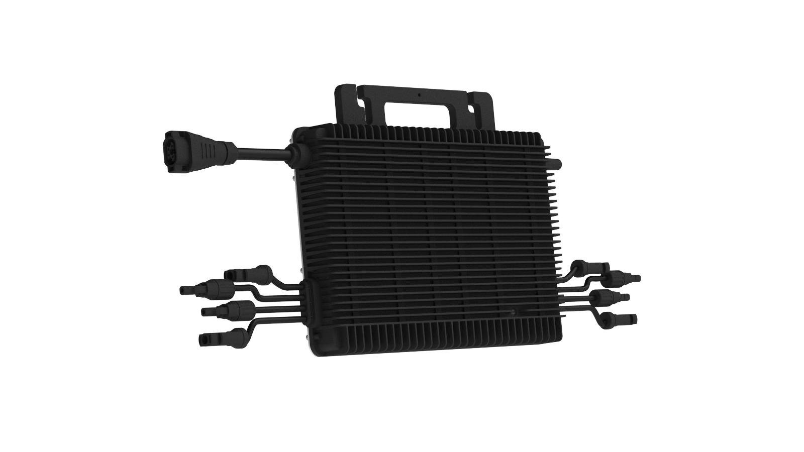 Balkonkraftwerk 1275Wp 3x Trina Solar Modul Hoymiles HMS-1600W Mikrowechselrichter Komplettset Black Frame