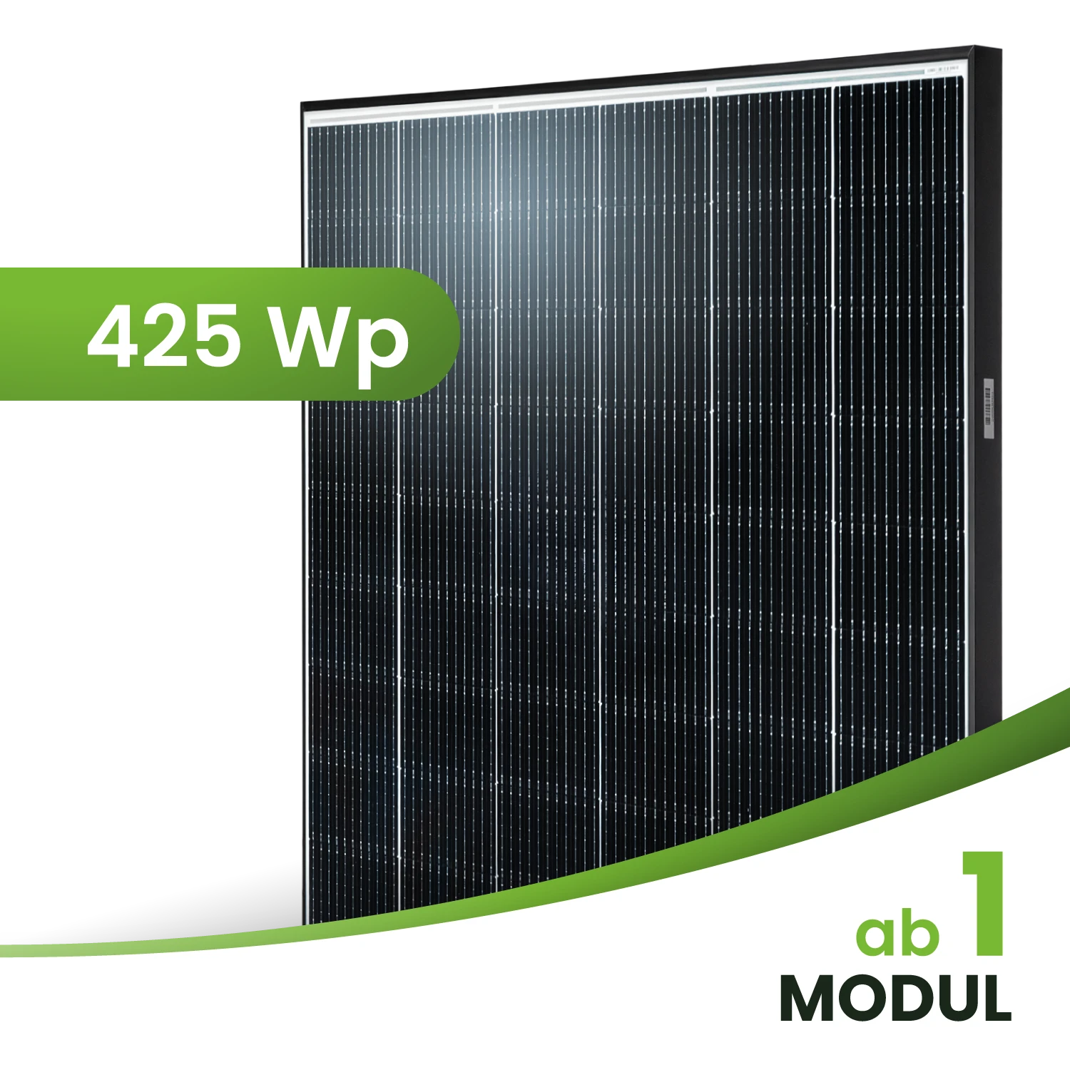 Photovoltaik Modul JA Solar Glas-Glas JAM54D40-425/GB (16BB) 425Wp black frame